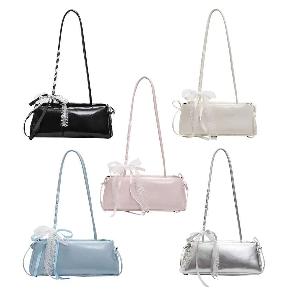 Shoulder PU Leather Ladies Clutch Trendy Underarm Bag Lace For Women Work Shopping Travel
