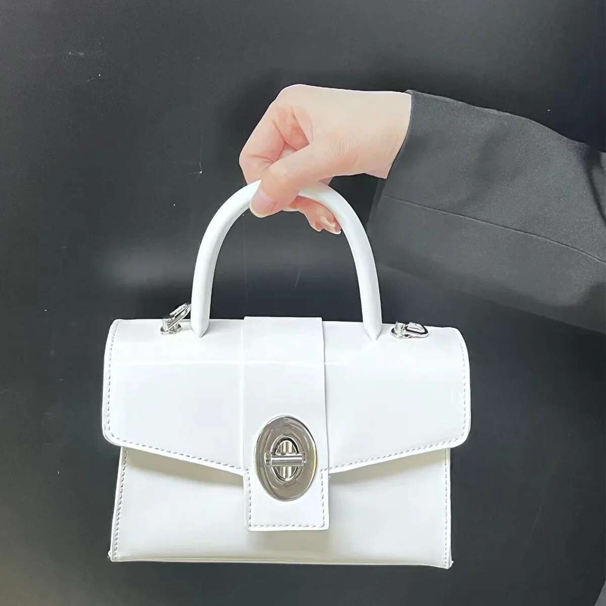 2025 New Women's Handbag, Women's Handbag Designer, Women's Advanced Crocodile Chain Bag, Fashion and Leisure Square Shoulder Bag, Tren