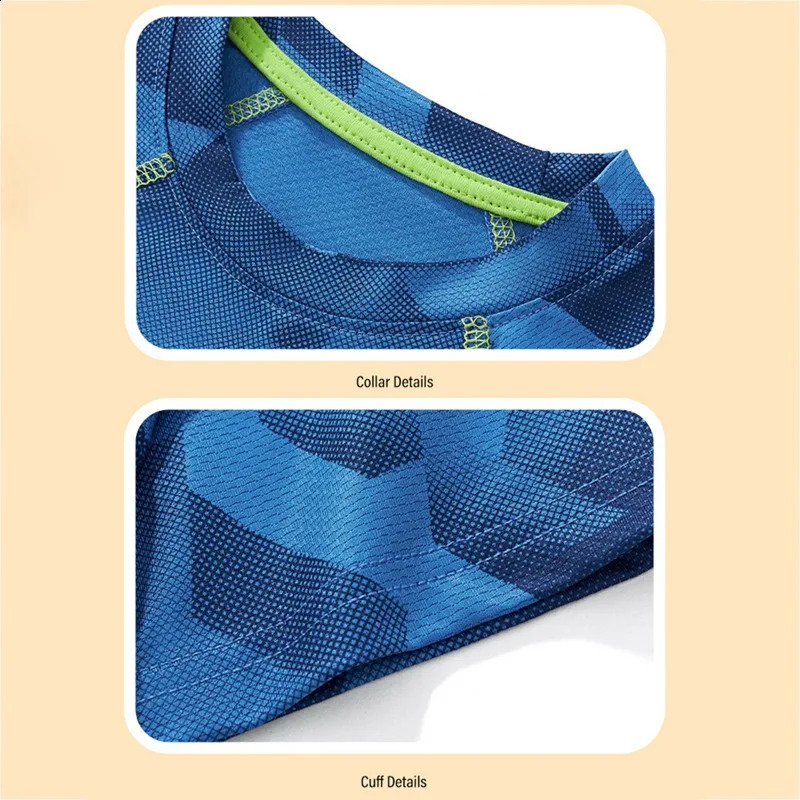 Children Boys Swimming Clothes Set Fashion Breathable Summer Swimwear Suits 250319