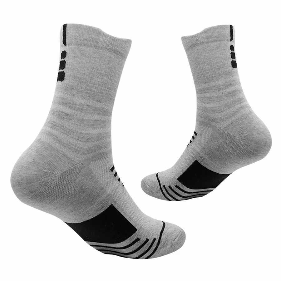 1/6 pairs of mens basketball sports socks fashionable striped sweatshirts breathable absorption running badminton couples casual socks X250319