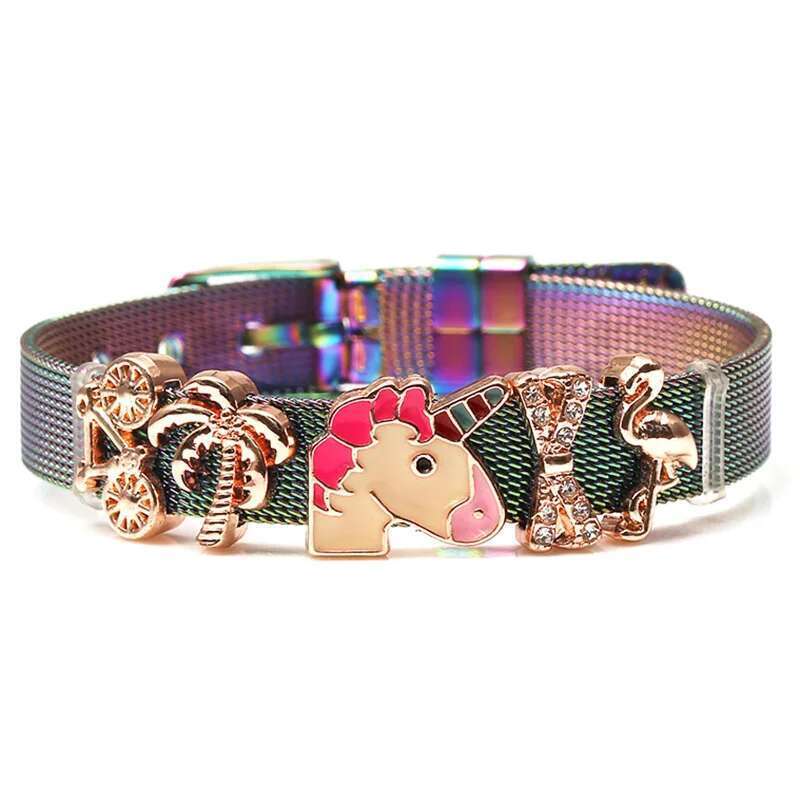 New Silver Color Stainless Steel Mesh Bracelets With 10mm Kepper Bangles For Women Pulseras Jewelry Gift Special Offer