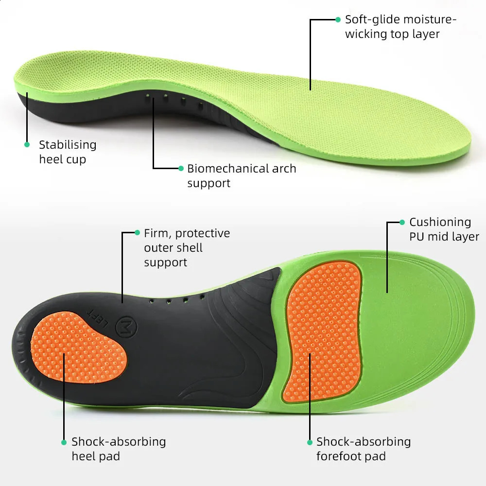 Orthopedic Insoles Sport Shoes Sole For feet Arch Foot Pad X/O Type Leg Correction Flat Foot Arch Support Sports Shoes Insert 250319