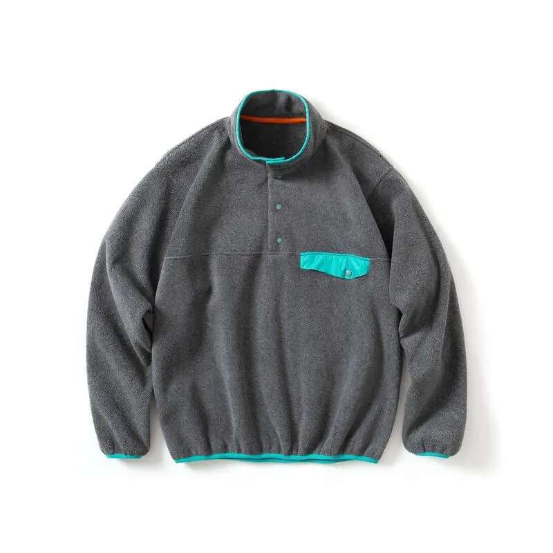 Couple Style Autumn/Winter Outdoor Pullover Trendy Warm Hoodie Fashionable Lamb Fleece Jacket