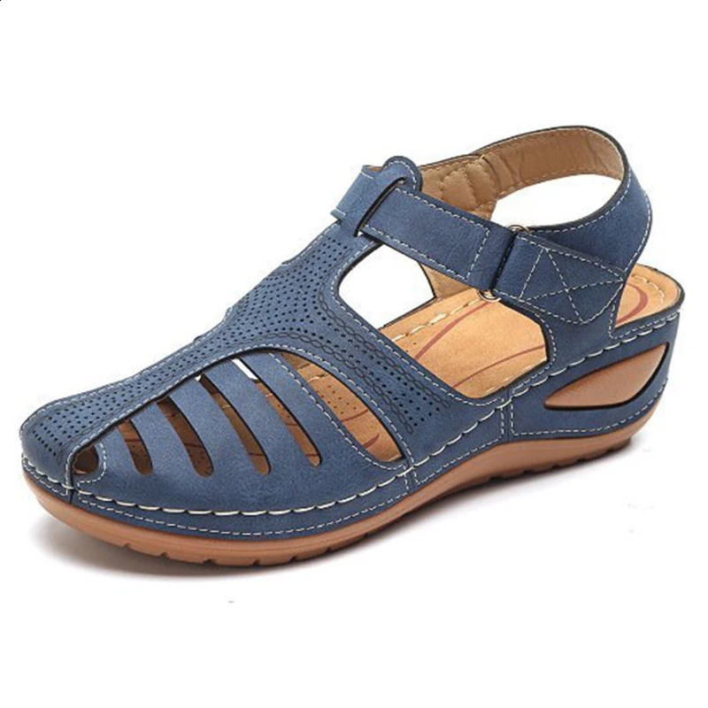 Womens Sandals Premium Orthopedic Bunion Corrector Flats Casual Soft Sole Beach Wedge Vulcanized Shoes Zapatillas De Mujer 250317