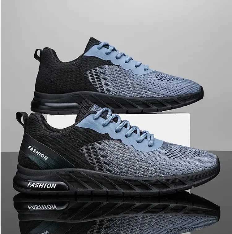 Mens Mesh Casual Sports Shoes Running Shoes Breathable Knit Sports Shoes Mat Lightweight Casual Shoes Z250319