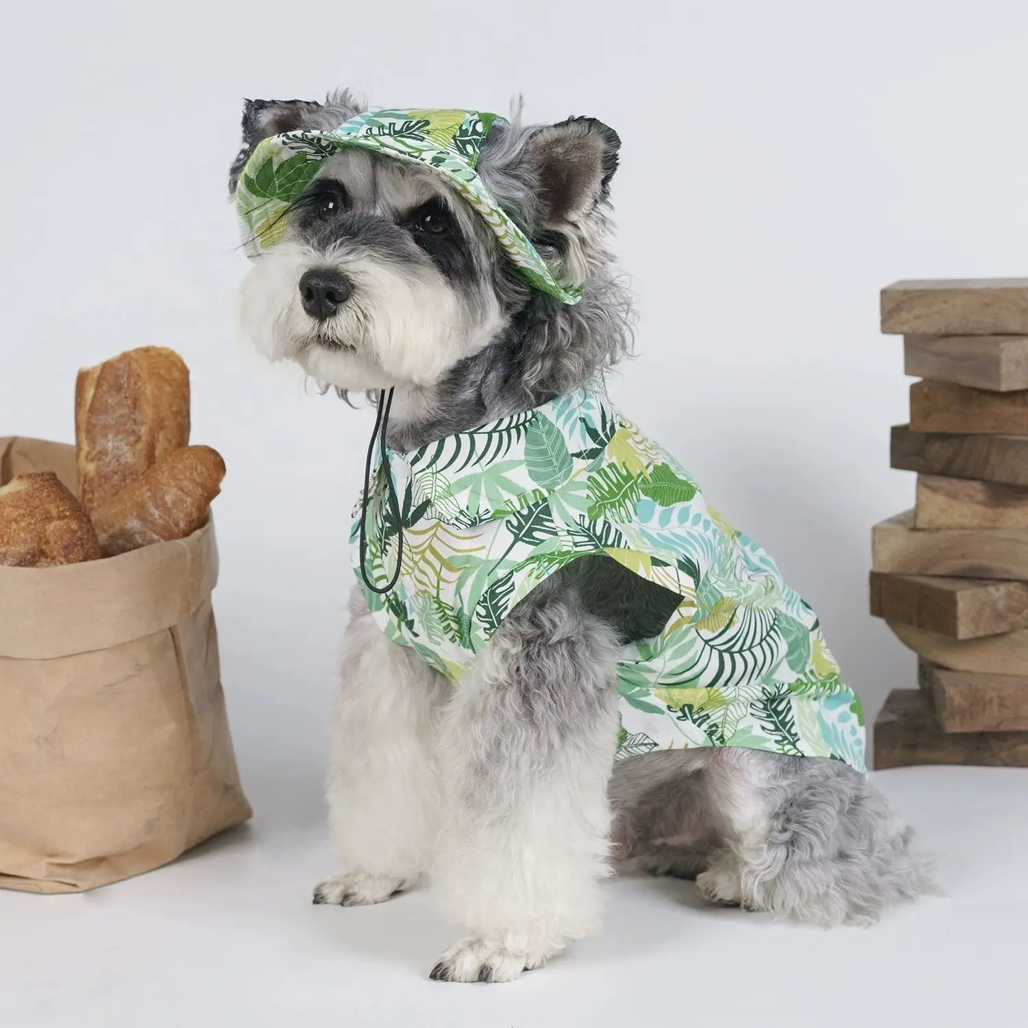 Summer clothing thin patterned cat and dog shirts vests 250318