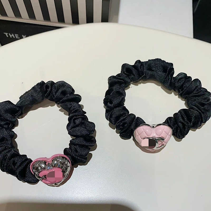 Hair Rubber Bands Love Wind Rope Meatballs Circles Exquisite Fashion Western Style Head H250318