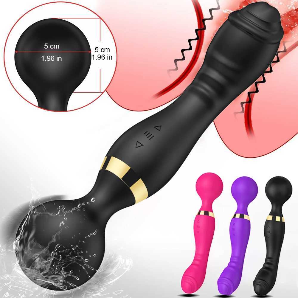 28 mode powerful fake penis vibrator Clitoris vaginal AV wand massage machine anal G-spot female massage machine adult sex toy W250319