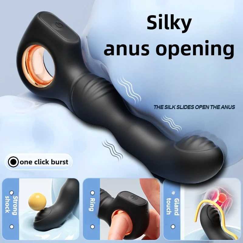 Vibration male prostate massage remote control anal plug hip plug for male masturbation G-Spot stimulation homosexual anal sex toy 18+ W250319