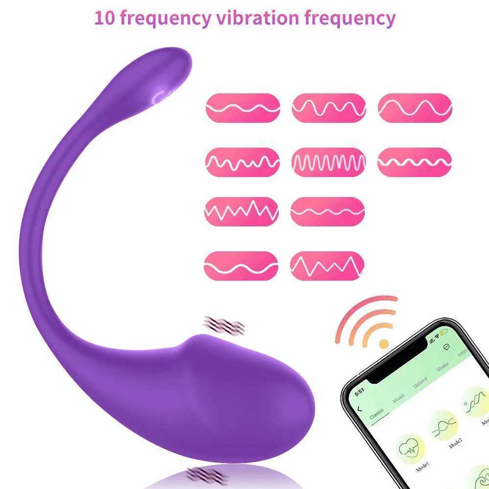 Application for remote control of Dildo wireless Bluetooth G-spot vibrator suitable for women to wear vibration clicks womens underwear adult sex toys