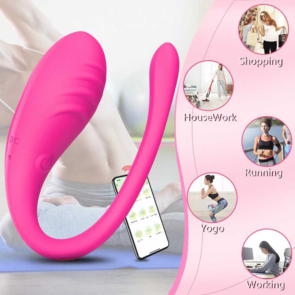 Application controlled vaginal vibrator G-spot 9-speed anal vibration massager wearable stimulator adult sex toy W250319