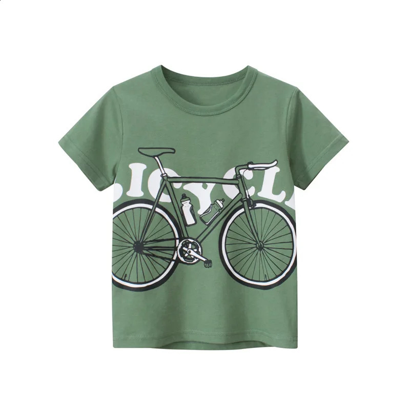Summer Childrens Short sleeved Graphic Tshirt Cartoon Printing Boys Top 28 Year Old Baby 250319
