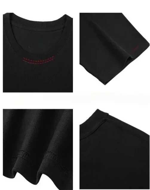 Fashion Luxury Brand T-shirt High Quality Pure Cotton Casual Sports T-shirt Mens Top Womens Top Loose Large Size Top T-shirtT250318