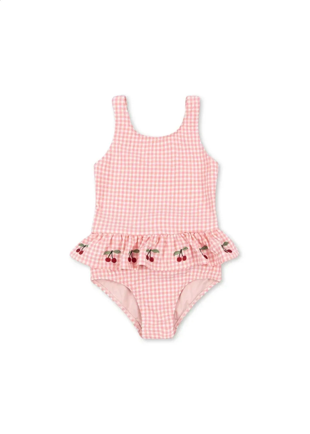Kids Swimwear Sets 2025 KS Summer Toddler Baby Girls Swimsuits One Piece Cute Print Holiday Outwear Bikini Clothes 250319