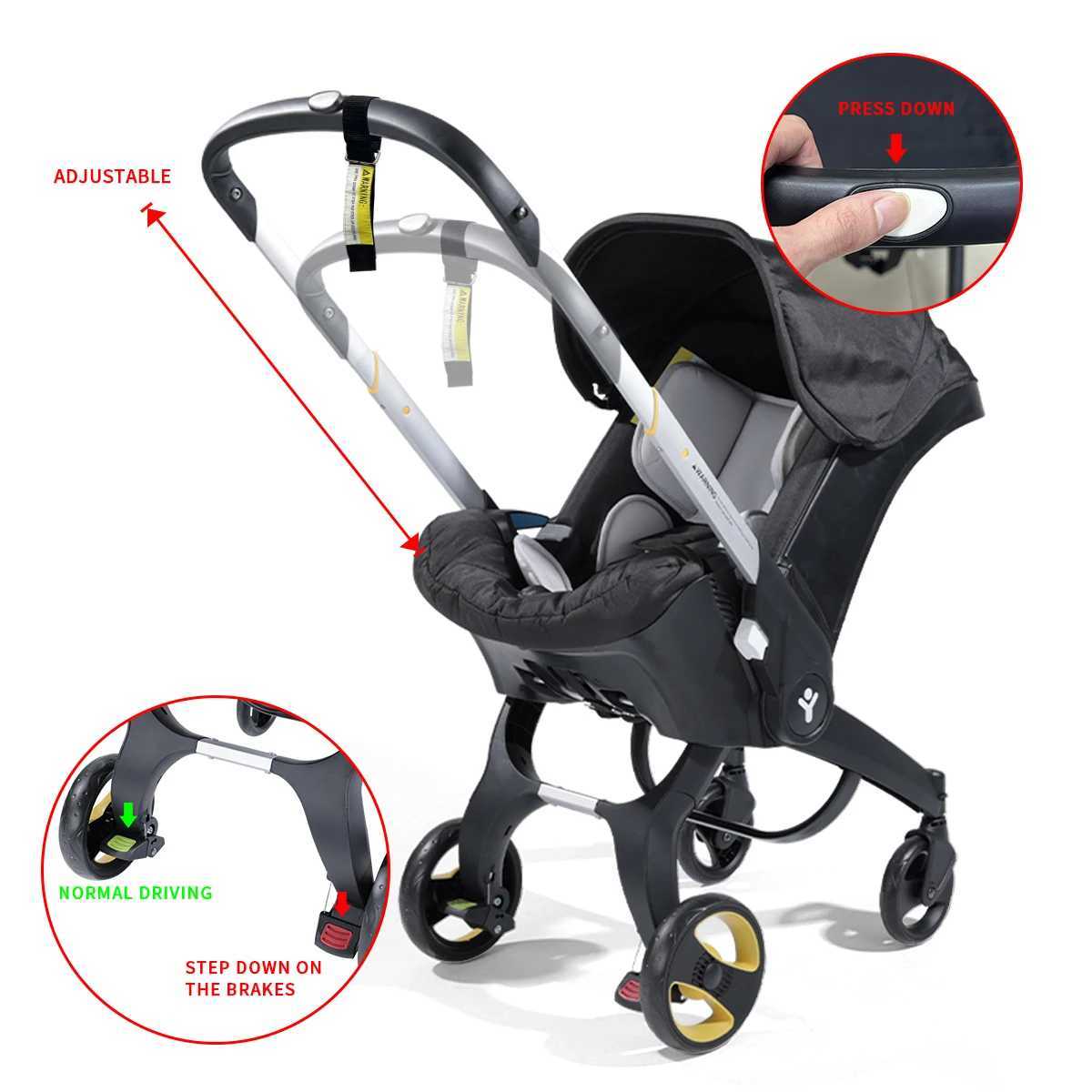 Baby stroller portable two-way travel cart folding travel cart Z250319