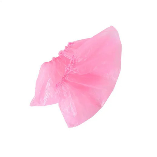 100 disposable waterproof and dustproof thick plastic cleaning shoe covers one size foot 250318