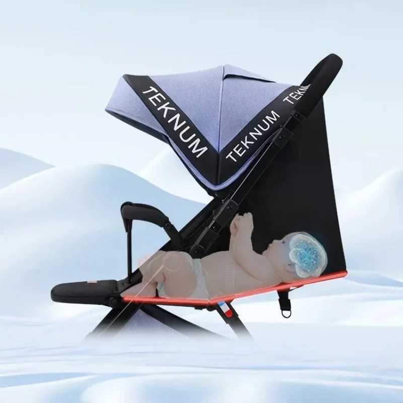 Sitting and tilting stroller portable folding umbrella stroller lightweight baby stroller shock-absorbing stroller Z250319