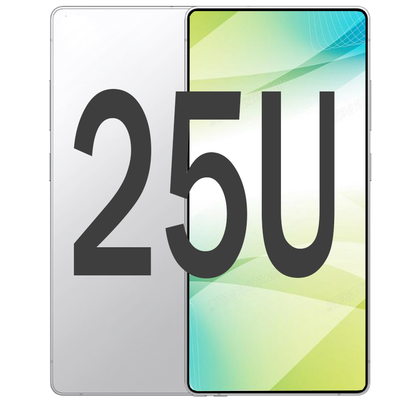 Nouveau téléphone 5G 25U Téléphone déverrouillé de 7,3 pouces écran tactile 8 Go Rom Show 1 To Android Smartphone Camera Téléphone HD Affichage