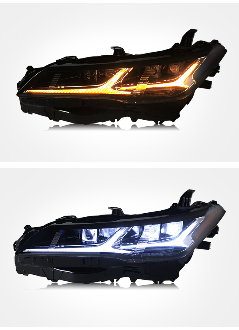 LED 4-Lens Headlights For Toyota Avalon 20 18-2023 Upgrade US Version Daytime Running Lights Dynamic Turn Signals Lamp