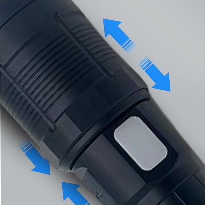 Durable Weather Resistant LED Handheld Torch with Rechargeable Battery for Adventure