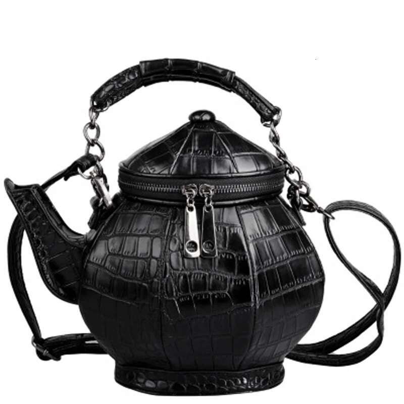 New Kettle Messenger Unisex Hard Cool Personality Satchel Korean Female Male Single Shoulder Handbag Bagteapot Bag