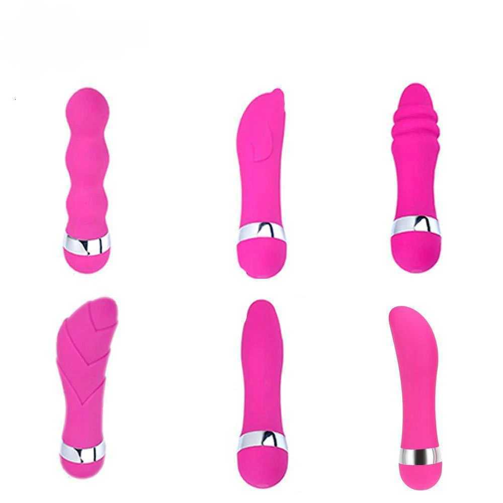 Multi speed vibrator mini AV vibrator G-Spot vibration fake penis sex click massager anal plug adult sex toy W250319