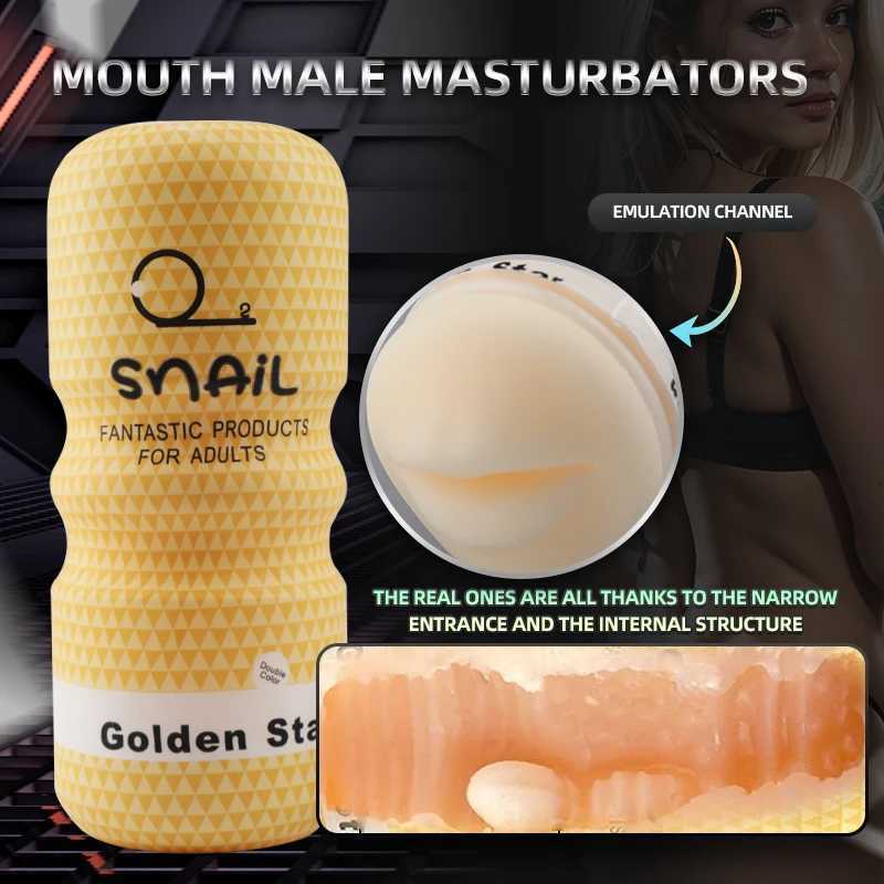 Soft Male Masturbation Cup Sucking Anal Vaginal Male Masturbation Penis Trainer Sex Toys Adult ProductsXJ250319
