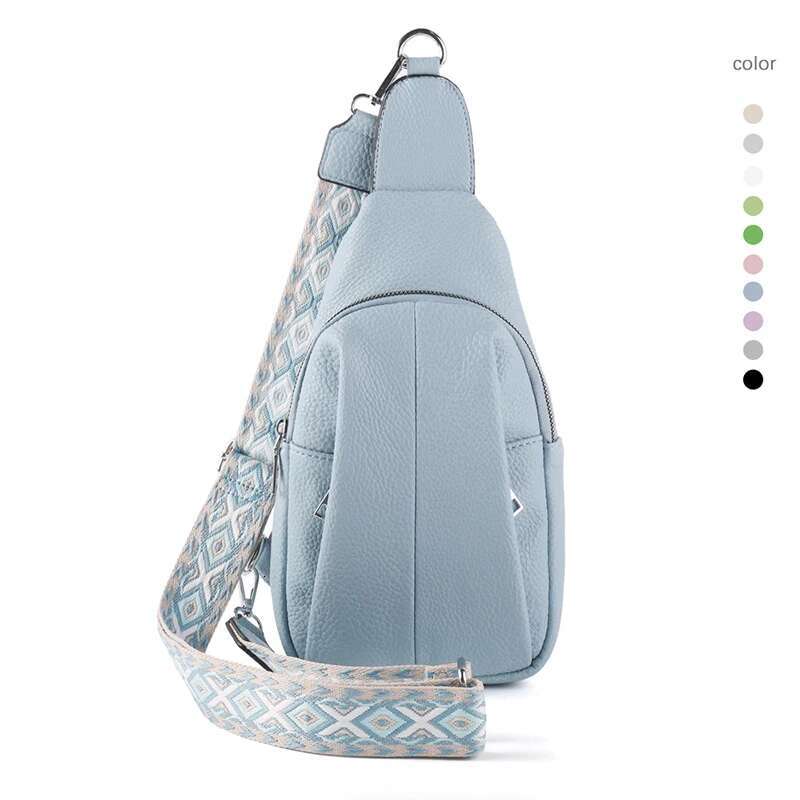 2024 New Arrival Women's Sg Vegan Leather Fanny Packs Crossbody Bag With Adjustable Shoulder Strap Chest Bags For Travel