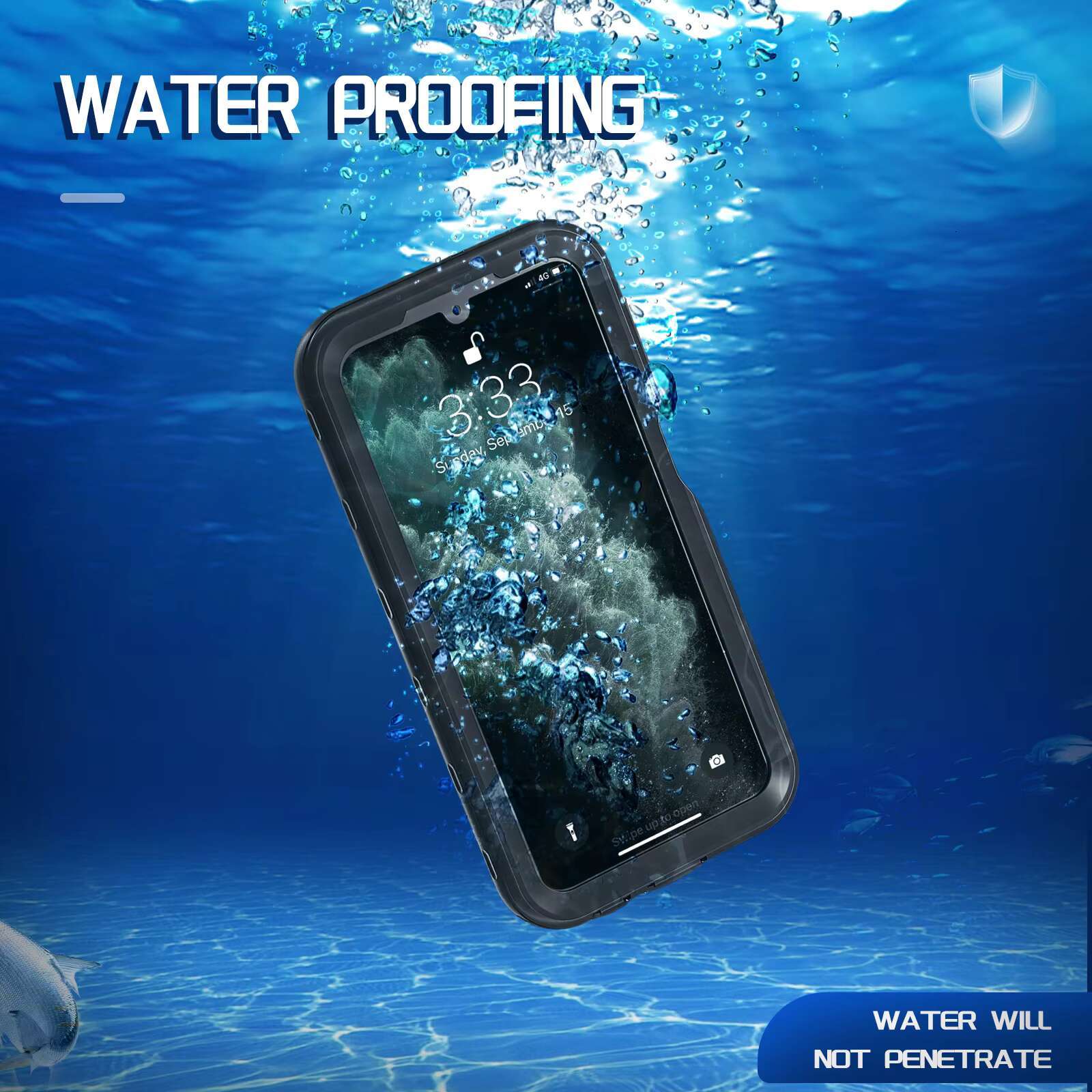 Factory Wholesale the Latest Ultra-thin Transparent Shockproond Drop-proof IP68 Waterproof Phone case for SamsungA15-4G/5G