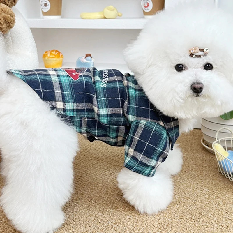 Autumn pet dog clothing classic plain weave dog shirt bear pattern puppy coat cute cat shirt pet sweater Chihuahua York clothing 250318