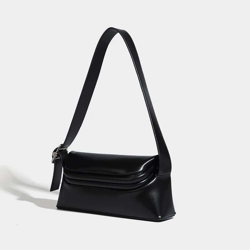 Clip Underarm Bags For Women Designer Handbags And Purses 2024 New In Fashion PU Simple Solid Color Commuting Shoulder