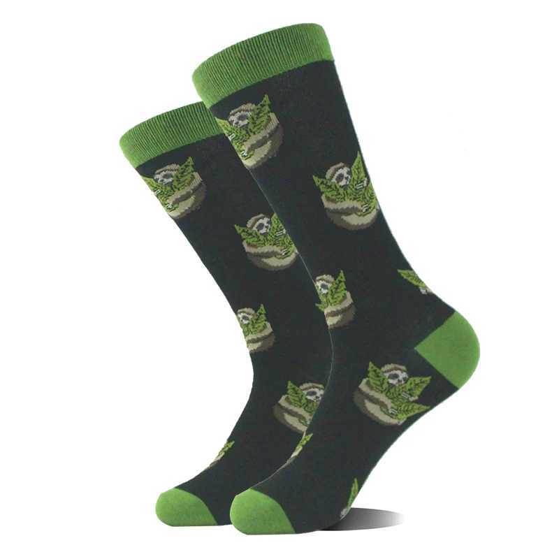 Happy and Fun SoCKs for Men Alien Design for Dogs Pandas Penguins Frogs Skarpetki Sokken Unisex Hip Hop Large Sized Skateboarding Divertidos X250319