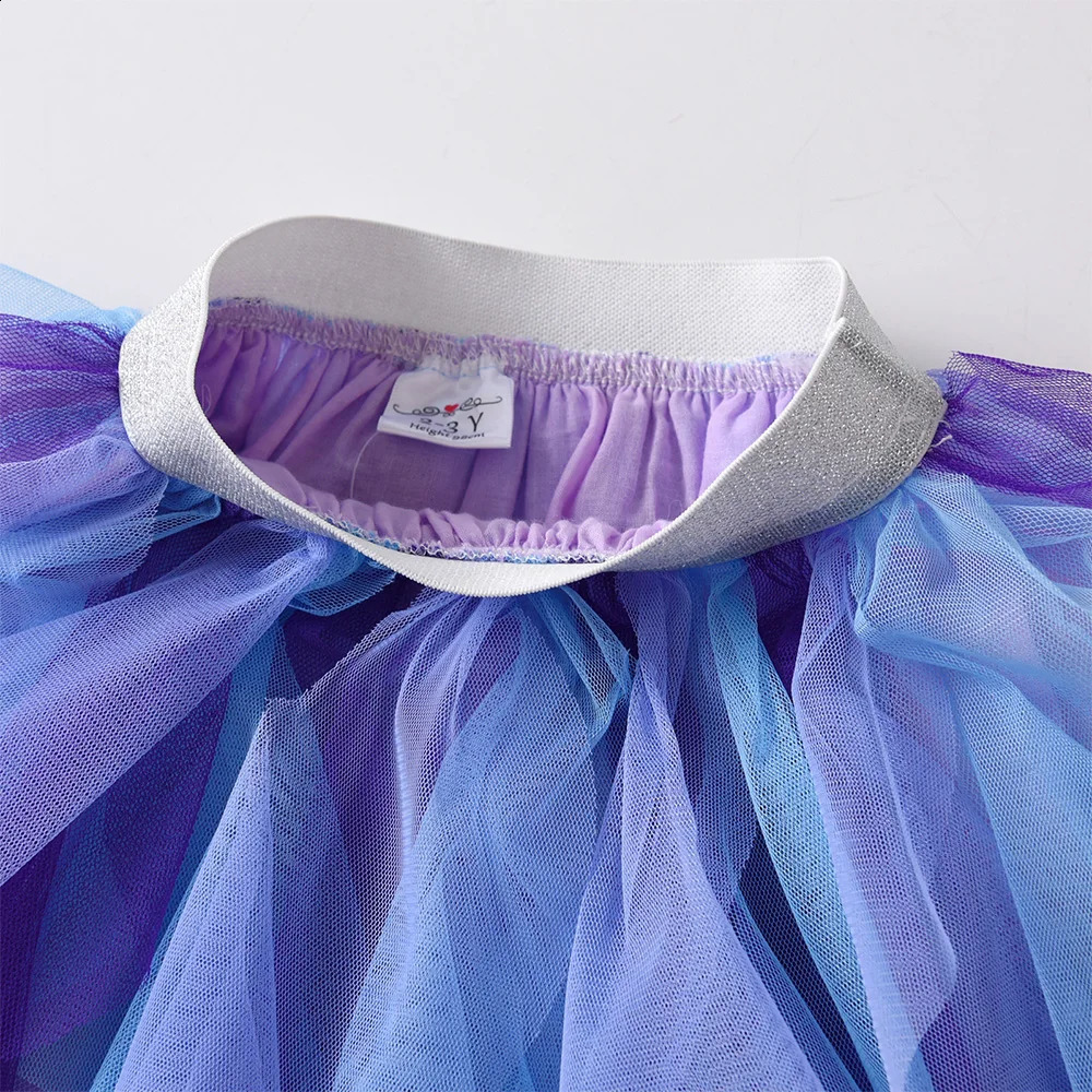 VIKITA Girls Tutu Skirts Kids Birthday Party Dance Princess Mesh Layered Tulle Cake Mini Performance Skirts Children Clothes 250319