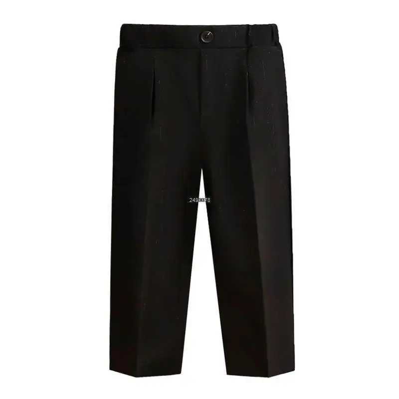 Official Trouser for School Boys Children Kids Photography Pants for Big Boys Classic Fashion Pants CostumeT250318