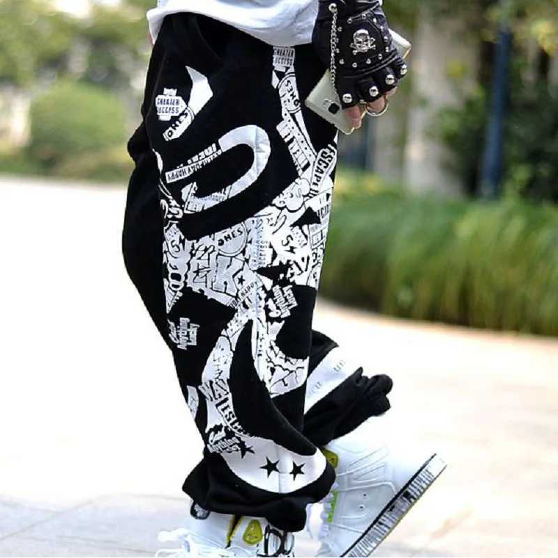 Sweatpant Mens Board Sports Trousers Youth Street Dance Wide Legs Pants Loose Rap Hip Hop Britches Harajuku Baggy TrackBottoms X250319