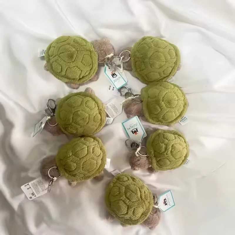 New Mr. Timmy Turtle Pendant Keychain Cute Girl Bag Doll Plush Toy Keyring Cute Turtle Plush Toy X250318
