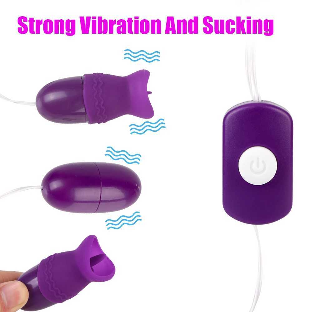 Vagina Massage G Spot Clitoris Stimulator Tongue Oral Licking Vibrator Powerful Sex Toys for Women Double Vibrating W250319