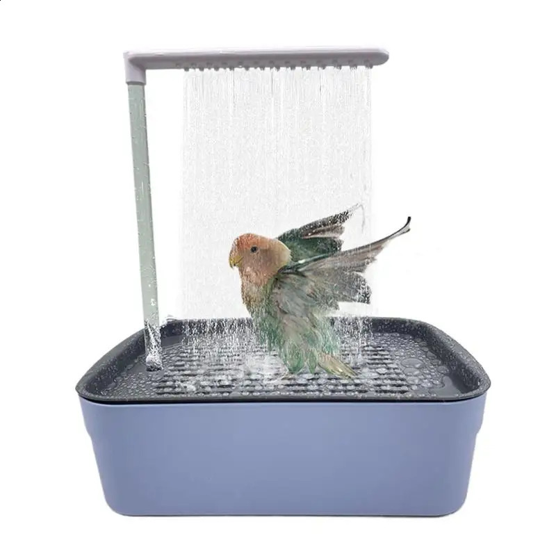 Automatic bathtub with shower pet circulating water bath parrot bird birdcage accessories 250318