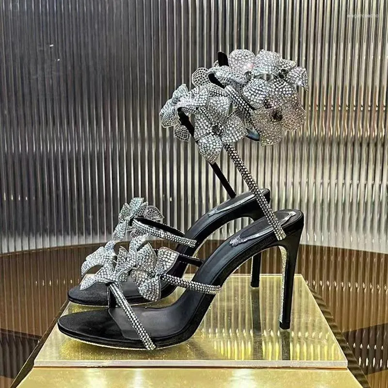 2025 S Fashion Designer Sandals Sexy High Heels Gladiator Women Snake Twine Strap Free Shipping Wedding Shoes Stiletto Summer Sandals Woman