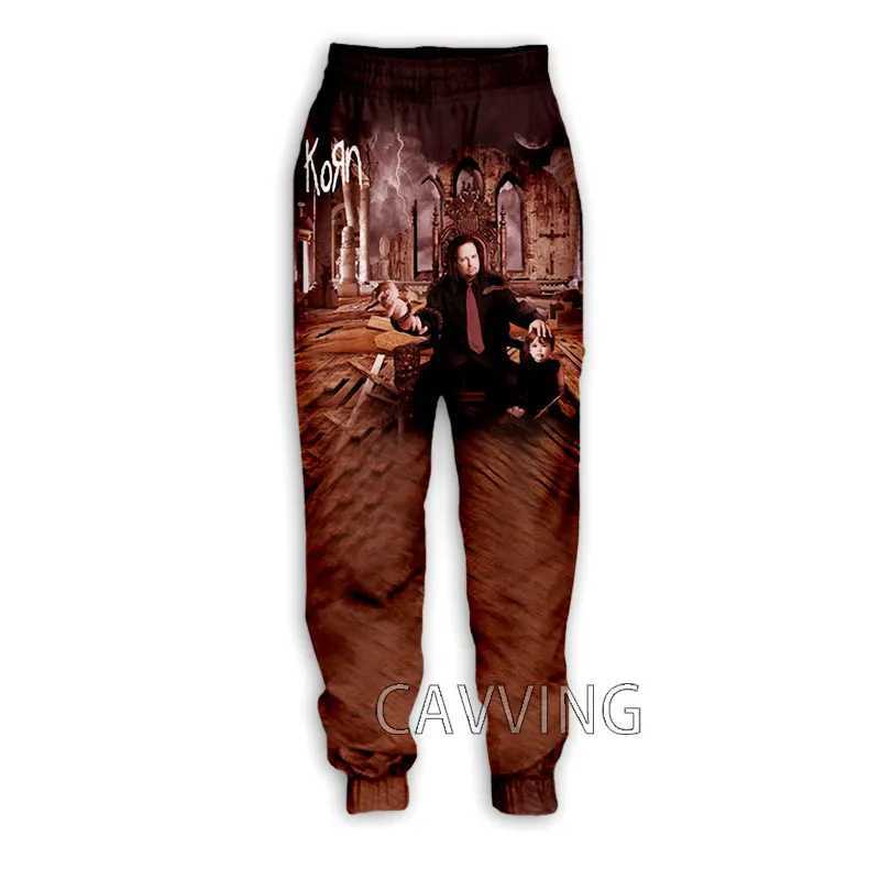 New Fashion 3D Print Korn Band Casual Pants Sports Sweatpants Straight Pants Sweatpants Jogging Pants Trousers X250319