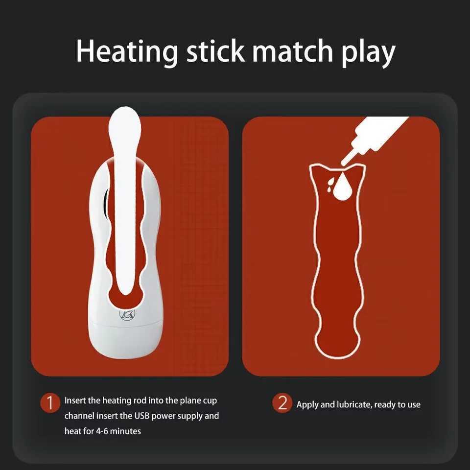 Automatic Male Masturbator Cup Vibration Oral Sex Real Vagina Pocket Pussy Vibration Bullet Penis Oral Adults Sex Toys For MenXJ250319