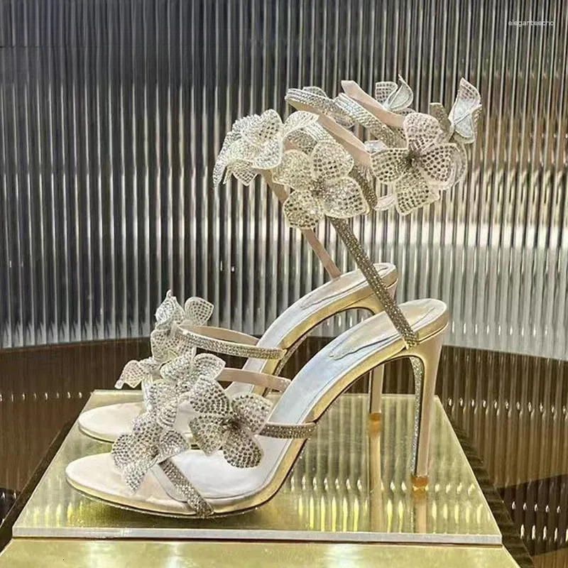 2025 S Fashion Designer Sandals Sexy High Heels Gladiator Women Snake Twine Strap Free Shipping Wedding Shoes Stiletto Summer Sandals Woman