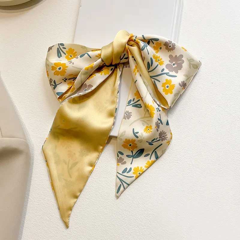 Colorful decorative scarves accessories for French hair collar scarf bags X250319