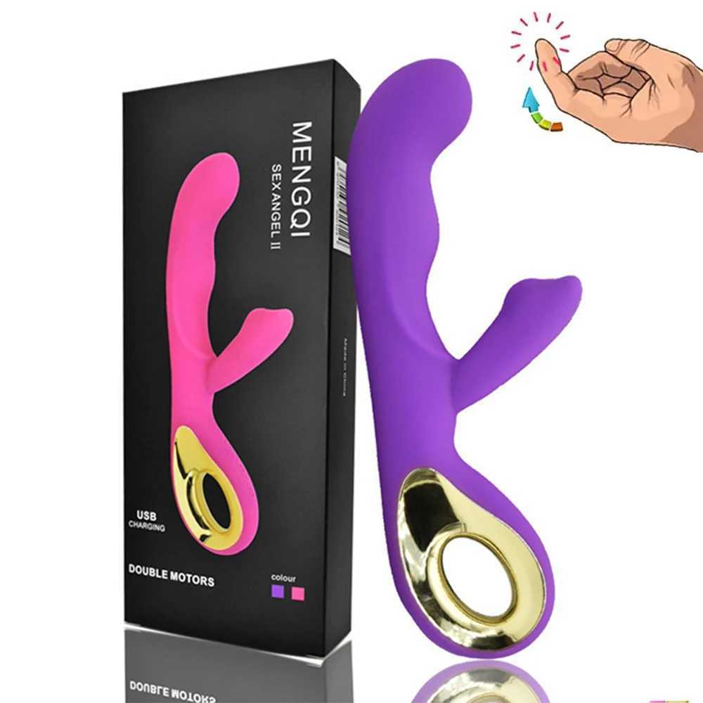 2023 Rabbit Pushing Vibrator Automatic Telesic G-Spot Clitoris Stimulator Female Adult Masturbation Toy W250319