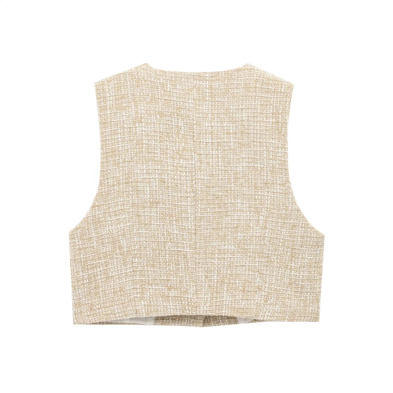 RARA Womens Sleeveless Button Up Front Tank Top and Asymmetric Shorts Set with Decorative Strap Fashionable and Unique 250317