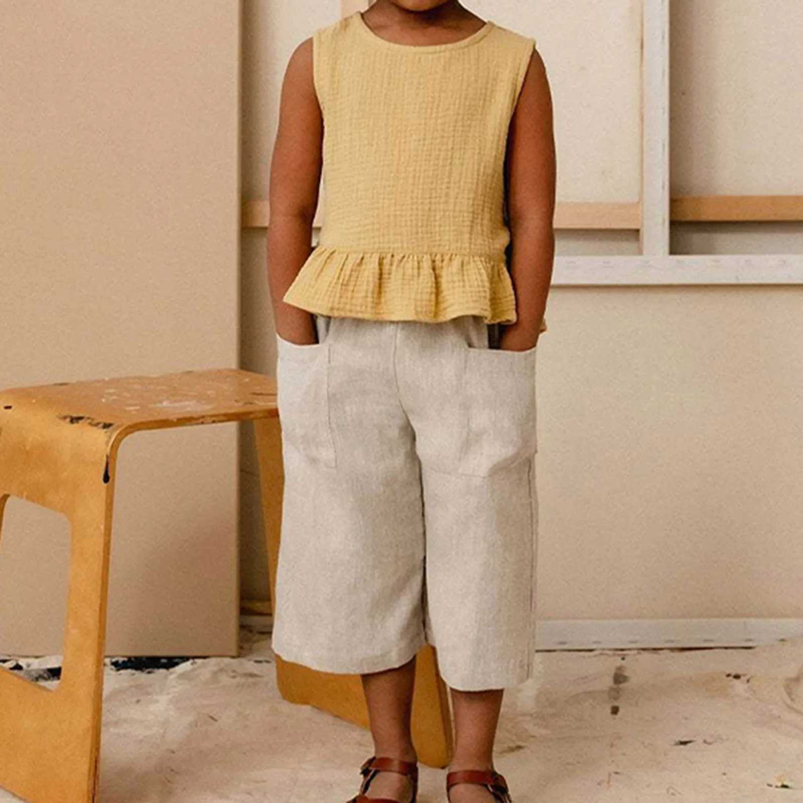 Top Selling Pants Girl Kids Toddler Baby Girls Spring Summer Solid Long Pants Cotton Soft Clothes Baby CalcinhasT250318