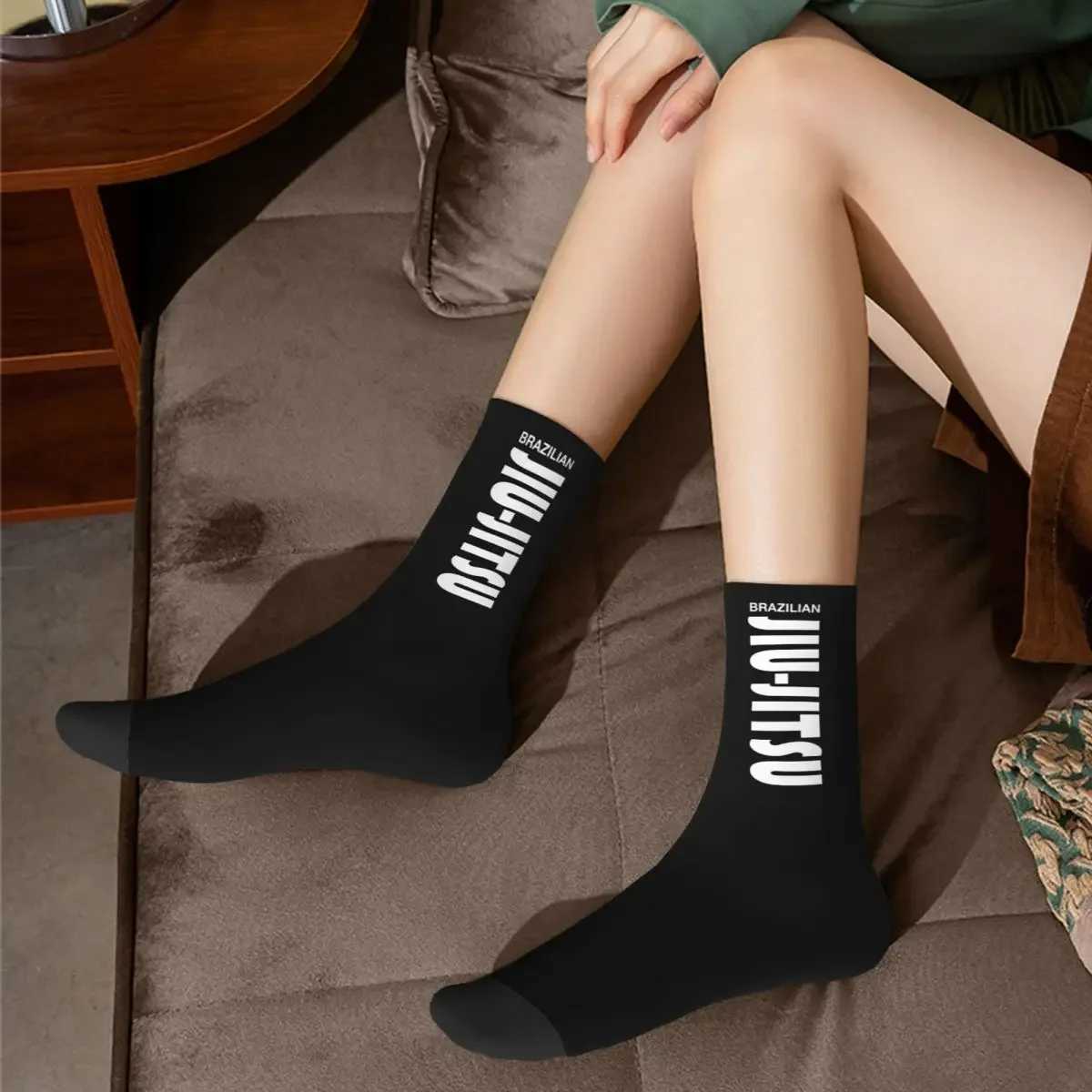 Brazilian Jiu Jitsu Socks Harajuku Super Soft Socks Four Seasons Long Socks Neutral Birthday Gift Accessories X250319