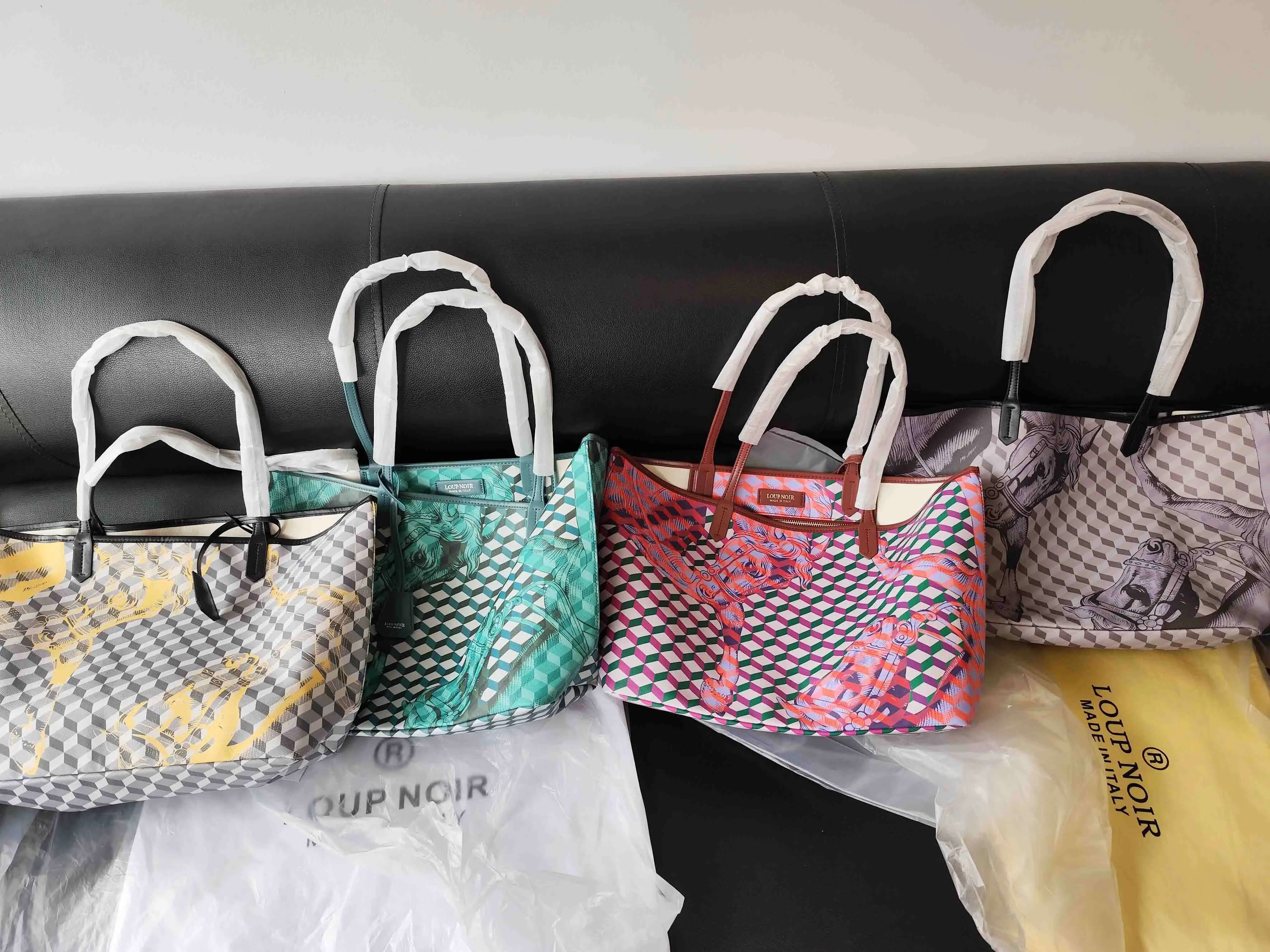New Tote for Famous Brands Casual Totes Large Capacity Shoulder Women Bags High Quality LOUP NOIR Bag