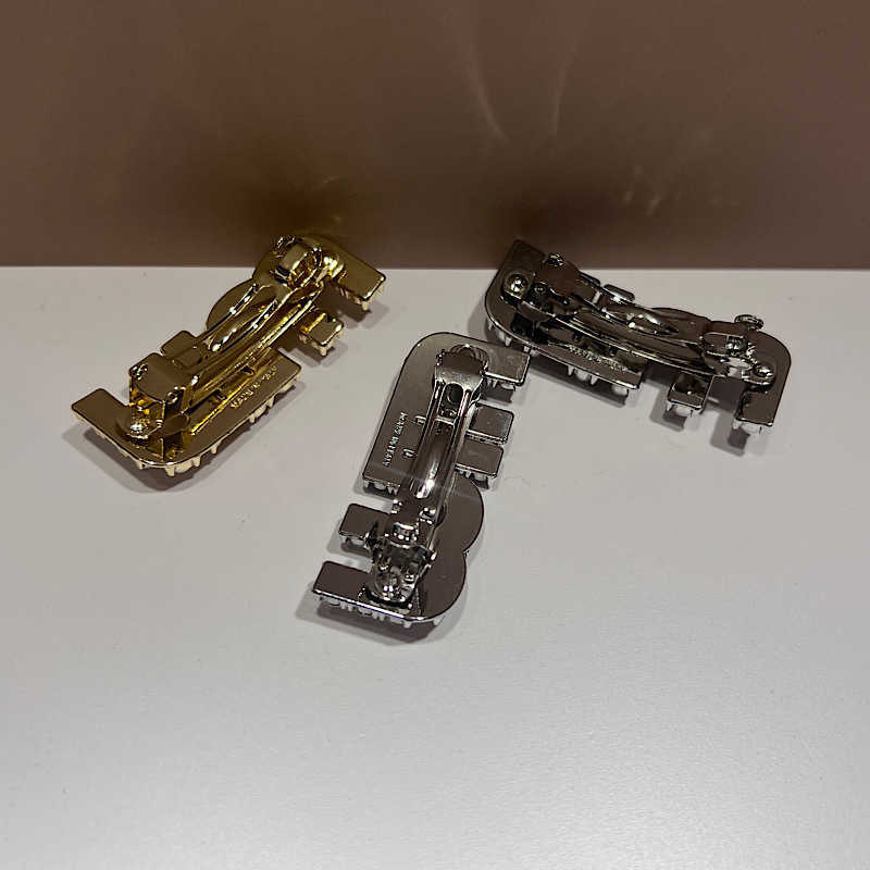Hair Clips Barrettes 2024 New Rhinestone Bead Spring Clip High-end and Niche Design Fashionable Bangs Broken Hair Accessory H250318
