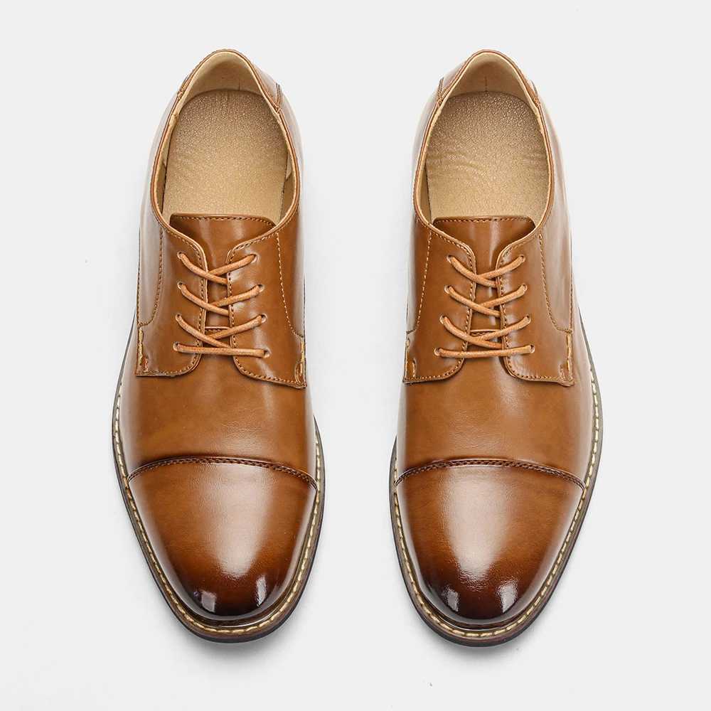 Mens dress shoes Fi Comfort 2025 brand leather shoes for menXJ250319